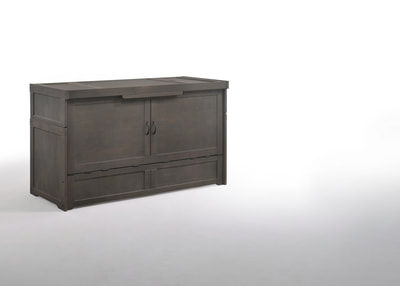 Murphy Cube Cabinet Bed Grey